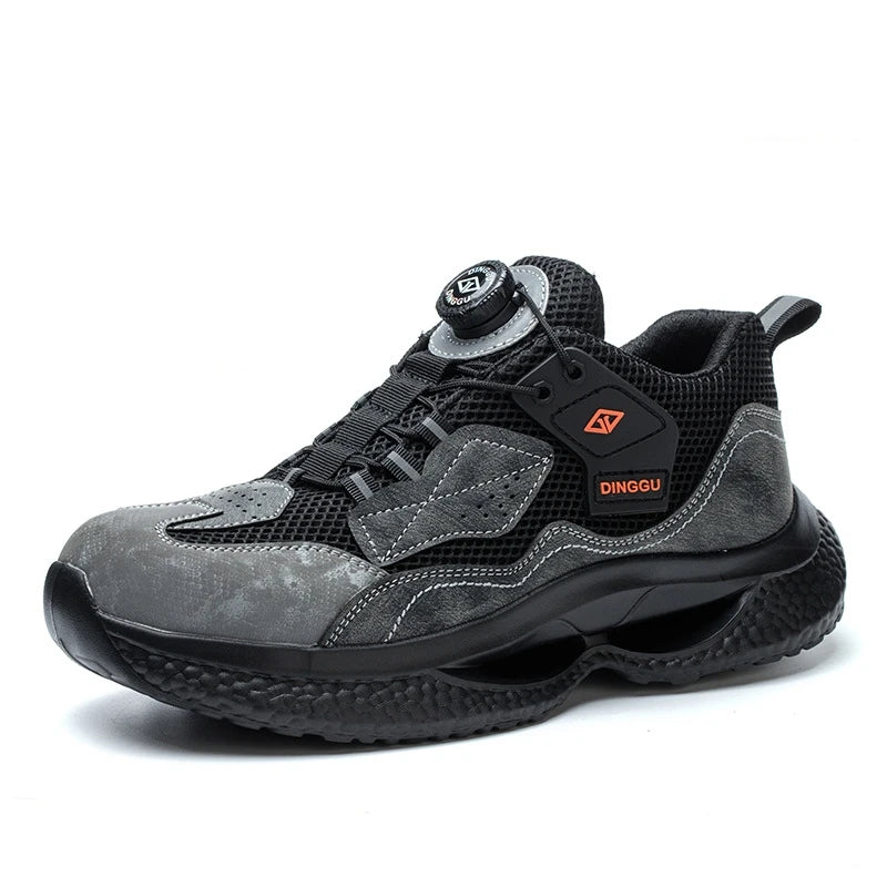 ForgeLock DG-1013 - Sapato de Segurança com Fecho Rotativo e Biqueira de Aço