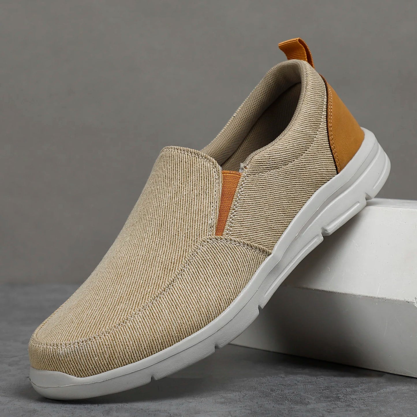 Lorenzo - Mocassins Casuais em Lona