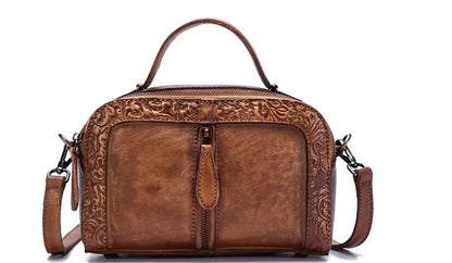 Mala Alba Vintage – Em Couro Genuíno Premium