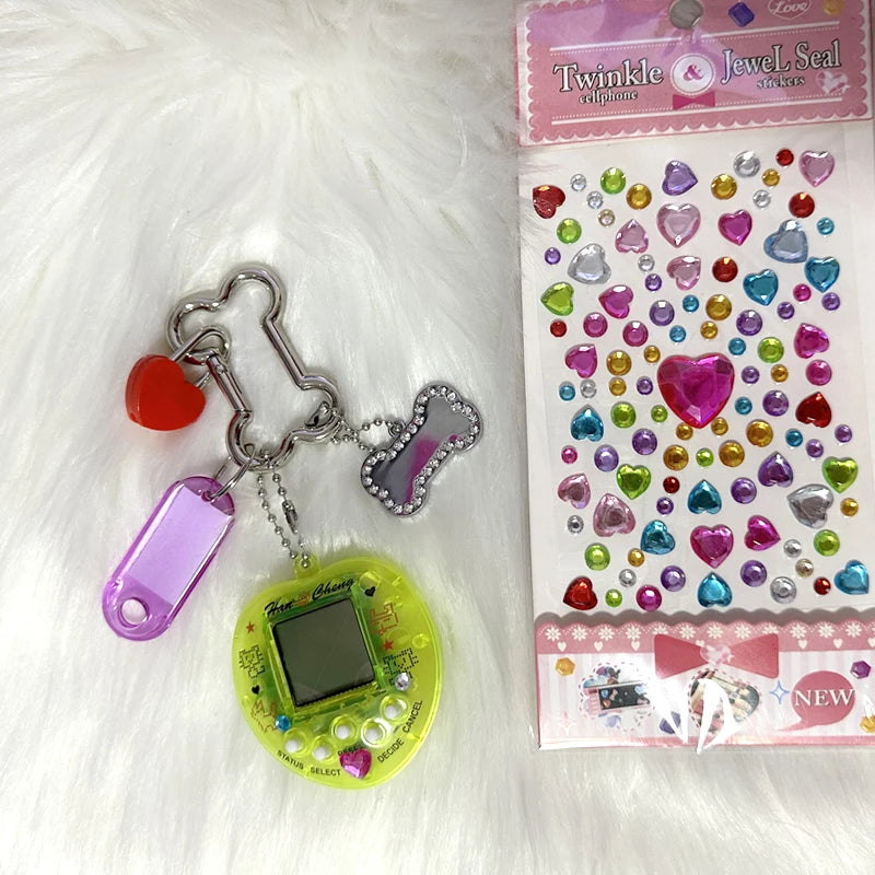 Lusitanna Pixel Charm – Interactive Retro Keychain