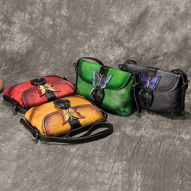 Mala Artística Sofia Vintage – Em Couro Genuíno Premium