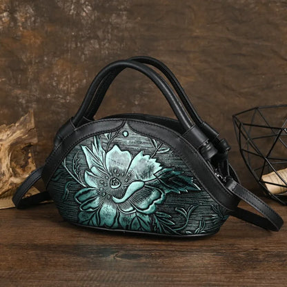 Mala Tote Leonor Vintage – Em Couro Genuíno Premium