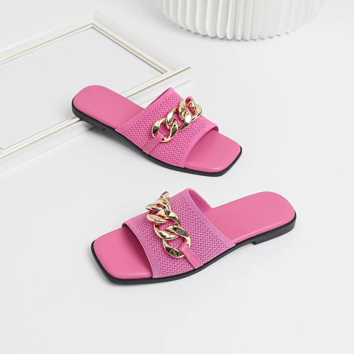 Anna Flat - Very Elegant and Comfortable Mule Sandals