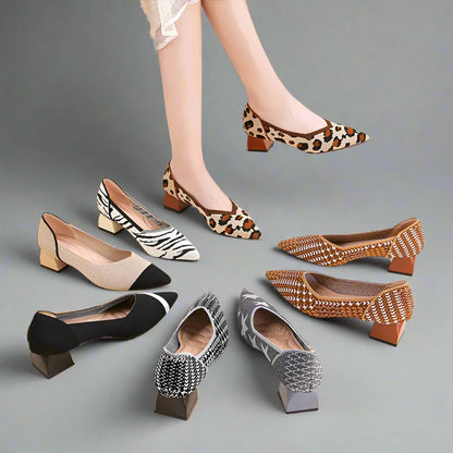Tatiana Pump - Very Elegant and Comfortable Block Heel Shoe