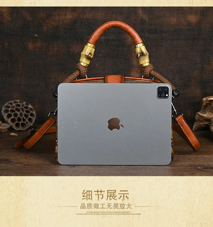 Mala Floral Elisa Vintage – Design Elegante de Alta Qualidade