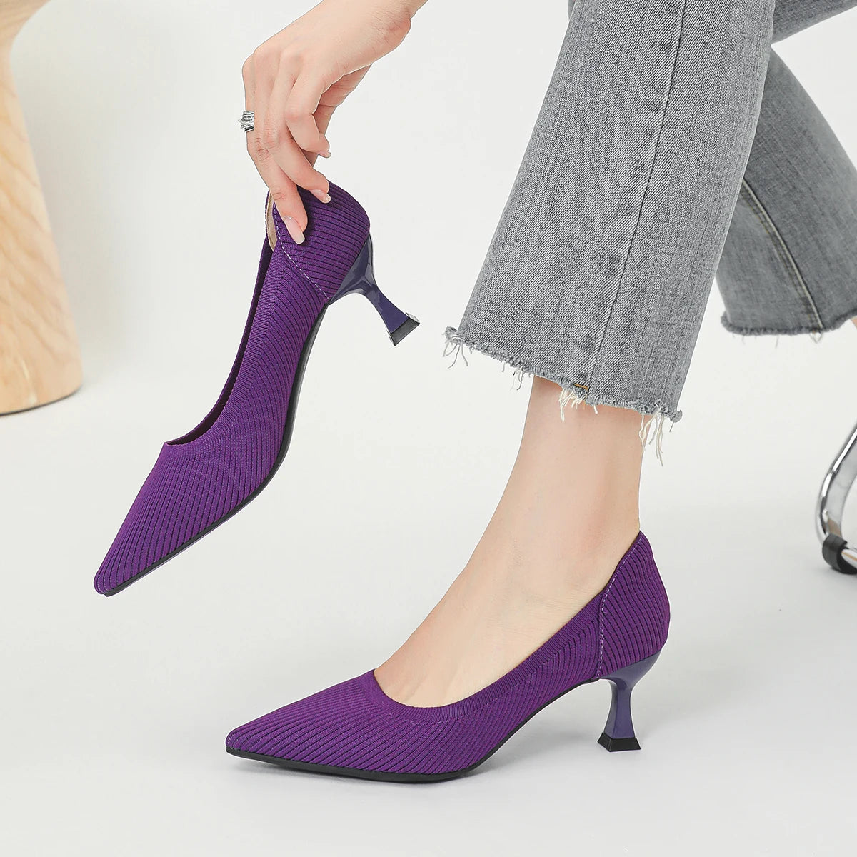 Escarpins Diana Isadora à talons aiguilles - Chaussures à talons moyens très élégantes et confortables