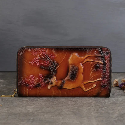 Carteira Atlas Étnica – Em Couro Genuíno