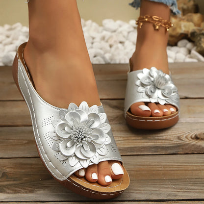 Florim – Sandálias Conforto Floral