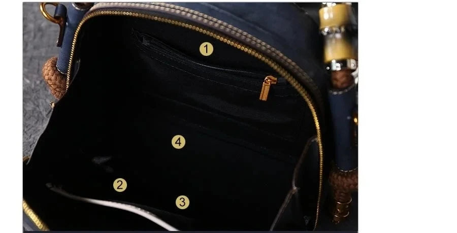 Mala Shell Oriental Mei Vintage – Em Couro Genuíno Premium