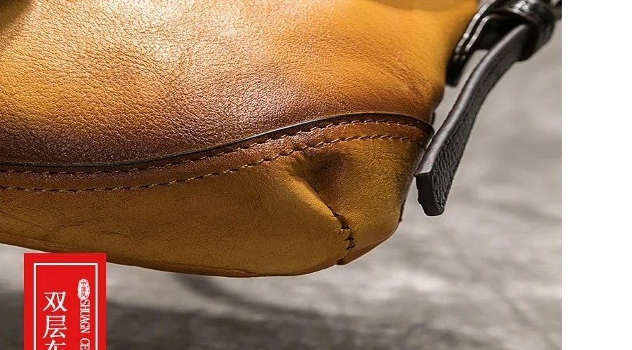 Mala Artística Sofia Vintage – Em Couro Genuíno Premium