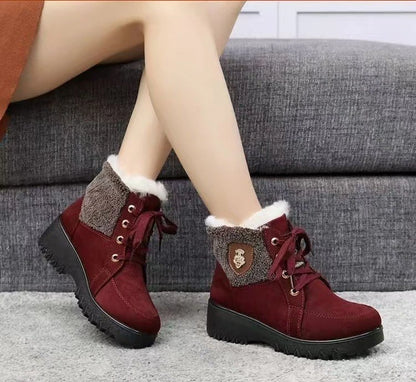 Terenne - Women's Retro Boots with Fleece Lining