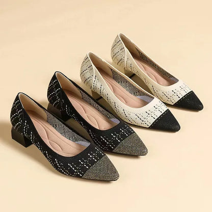 Zarah - Very Elegant and Comfortable Block Heel Shoe
