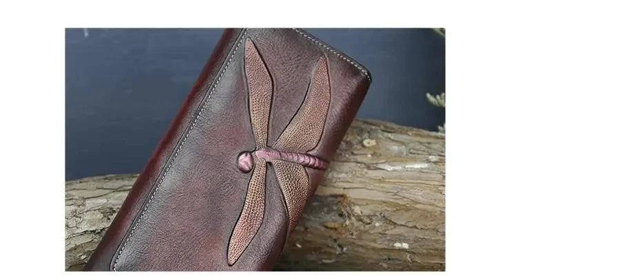 Carteira Aurora Classic Vintage – Em Couro Genuíno Premium