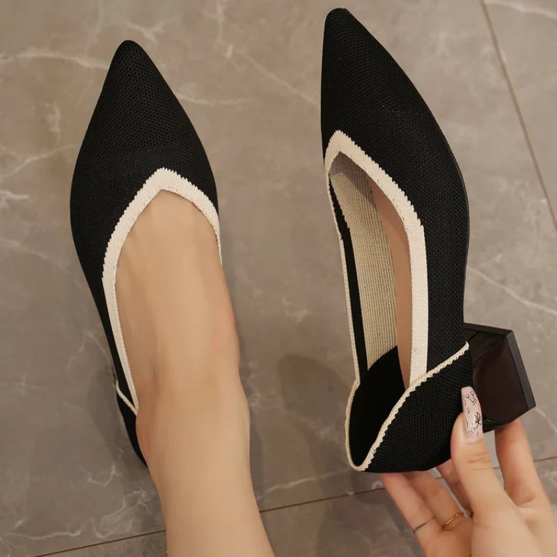 Narah Isadora Pump - Very Elegant and Comfortable Block Heel Shoe