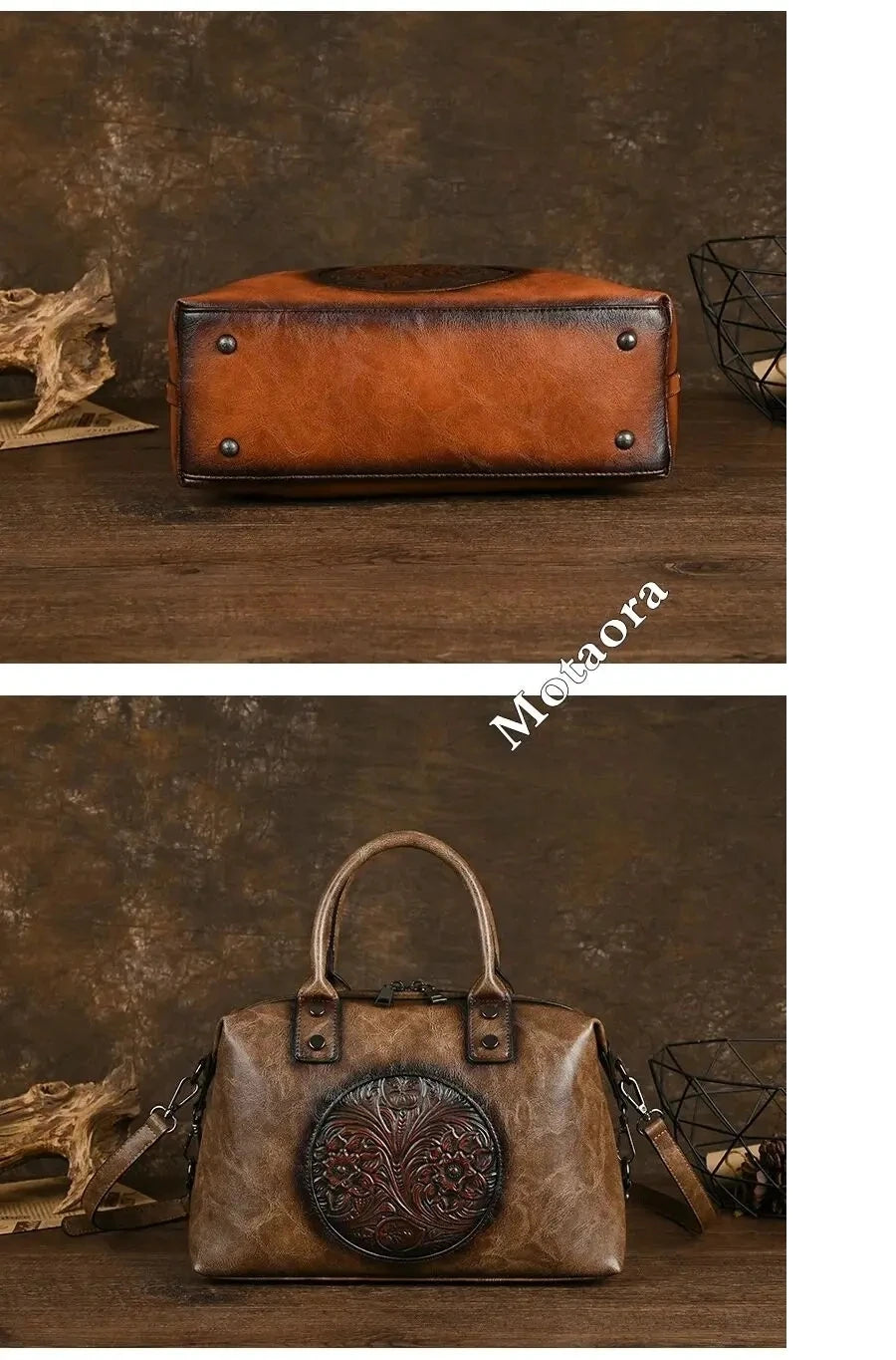 Mala Boston Carolina Vintage – Design Elegante de Alta Qualidade