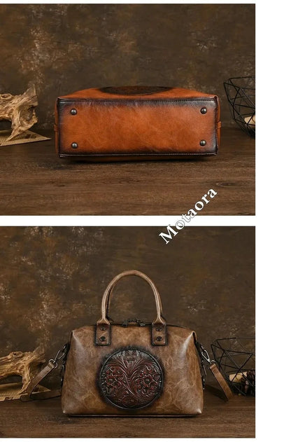 Mala Boston Carolina Vintage – Design Elegante de Alta Qualidade