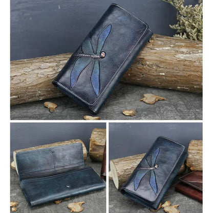 Carteira Aurora Classic Vintage – Em Couro Genuíno Premium