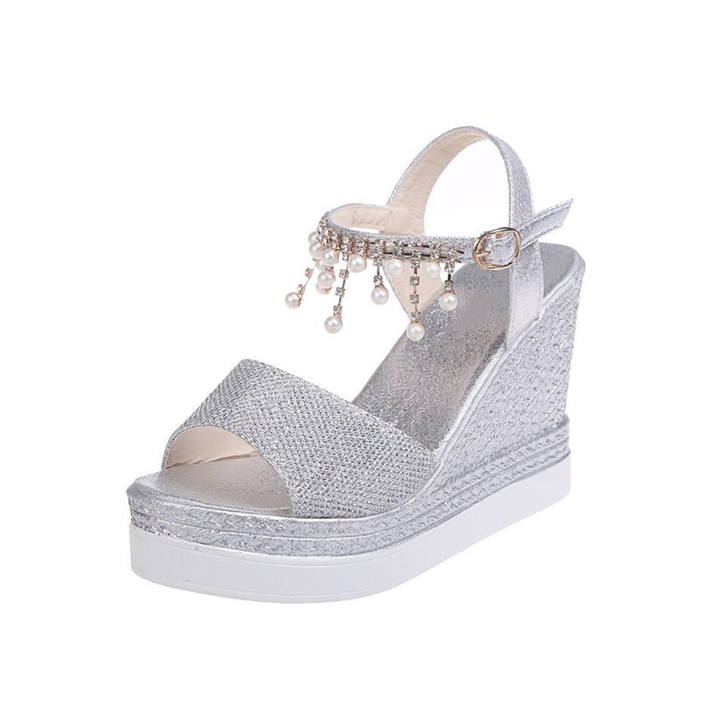 Platform Sandals - Pérola Stella