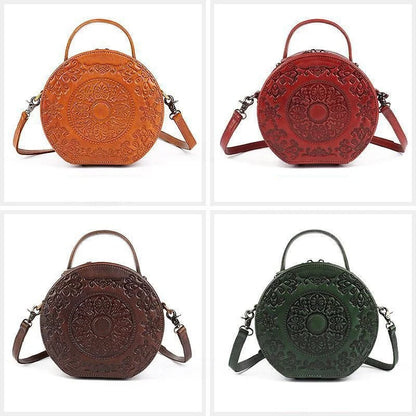 Mala Jade Oriental Vintage – Em Couro Genuíno Premium