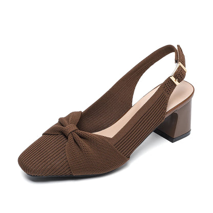 Valentina Rouge - Elegant Mid-Heel Slingback Shoe