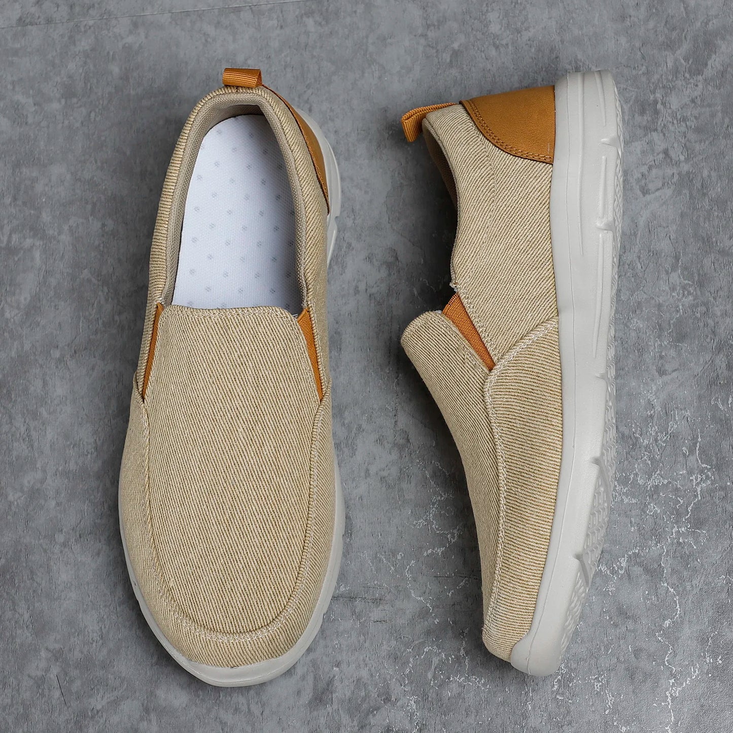 Lorenzo - Mocassins Casuais em Lona
