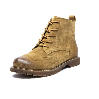 Roberta - Genuine Soft Suede Ankle Boot