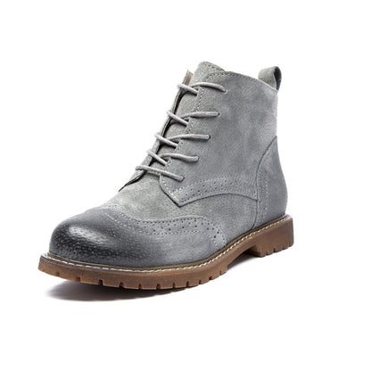 Roberta - Genuine Soft Suede Ankle Boot