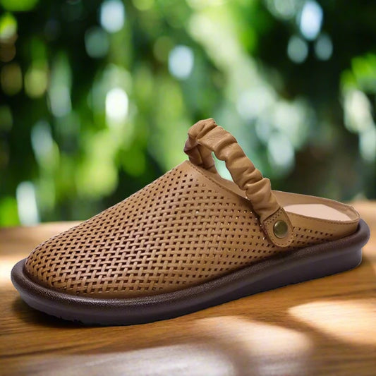 Kenna - Mule ultra confortable et élégante (cuir véritable)