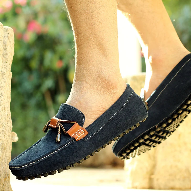 Salvatore - Mocassins Elegantes em Camurça