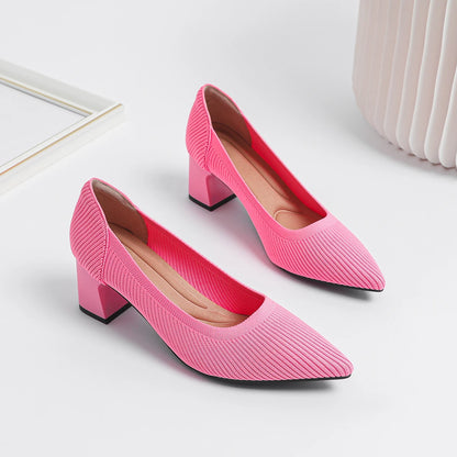 Victoria Pump - Very Elegant and Comfortable Mid-Heel Shoe