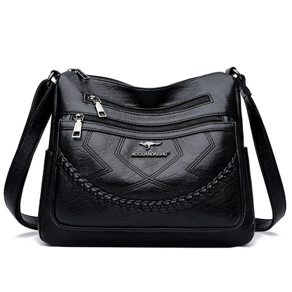 "Vera Soft" Bag - Luxurious Vegan Leather Women's Multi-Pocket Handbag