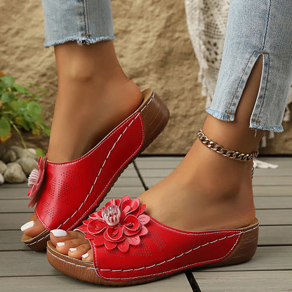 Florim – Sandálias Conforto Floral
