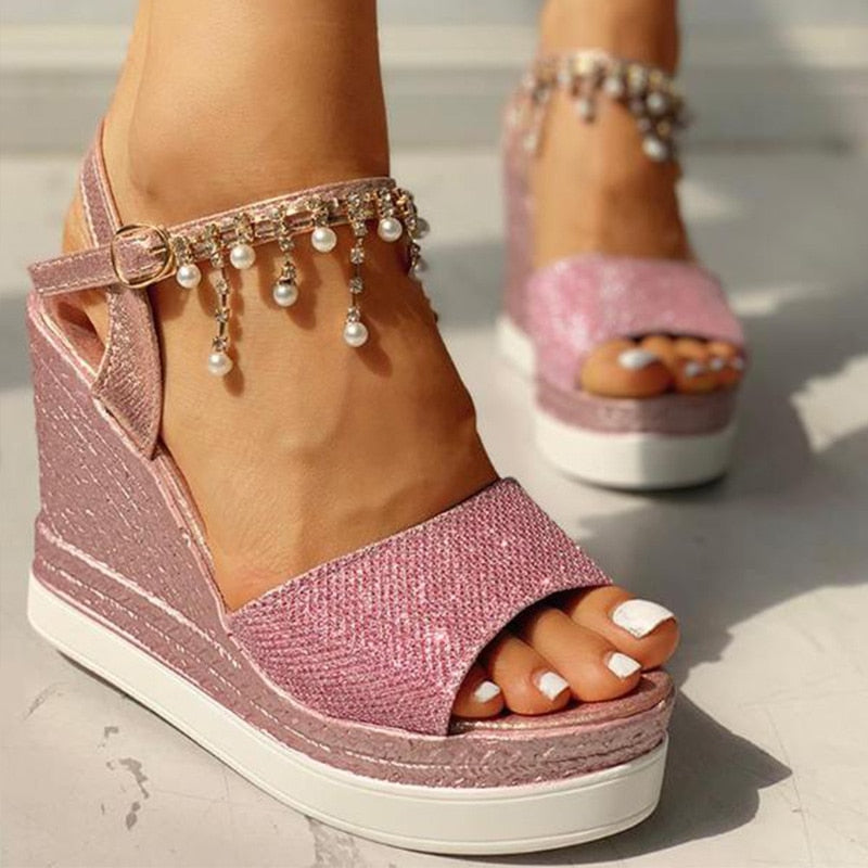 Platform Sandals - Pérola Stella