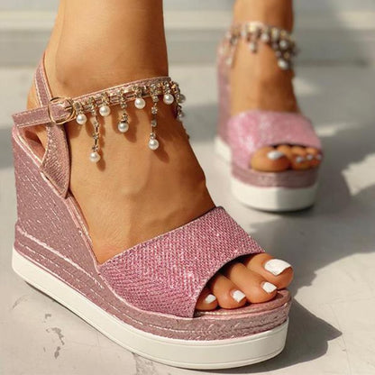 Platform Sandals - Pérola Stella