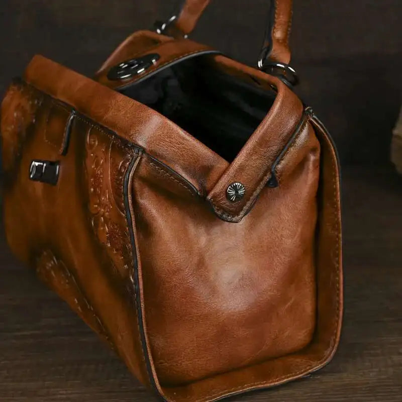 Mala Verona Vintage – Design Almofadado Elegante