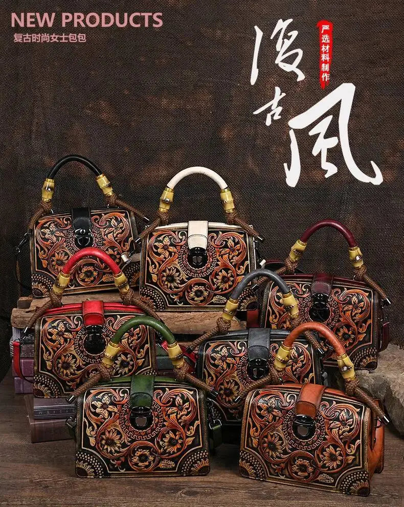 Mala Floral Elisa Vintage – Design Elegante de Alta Qualidade