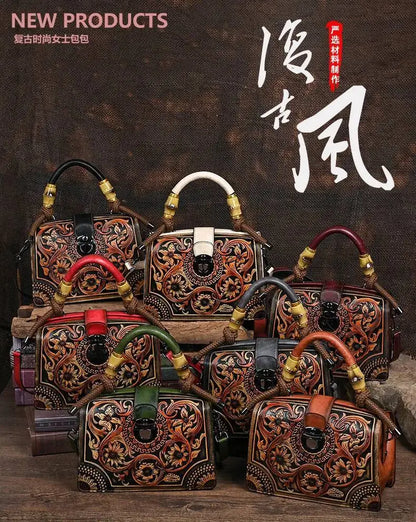 Mala Floral Elisa Vintage – Design Elegante de Alta Qualidade