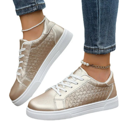 Luna Glow – Ténis Casuais em Pele Vegan