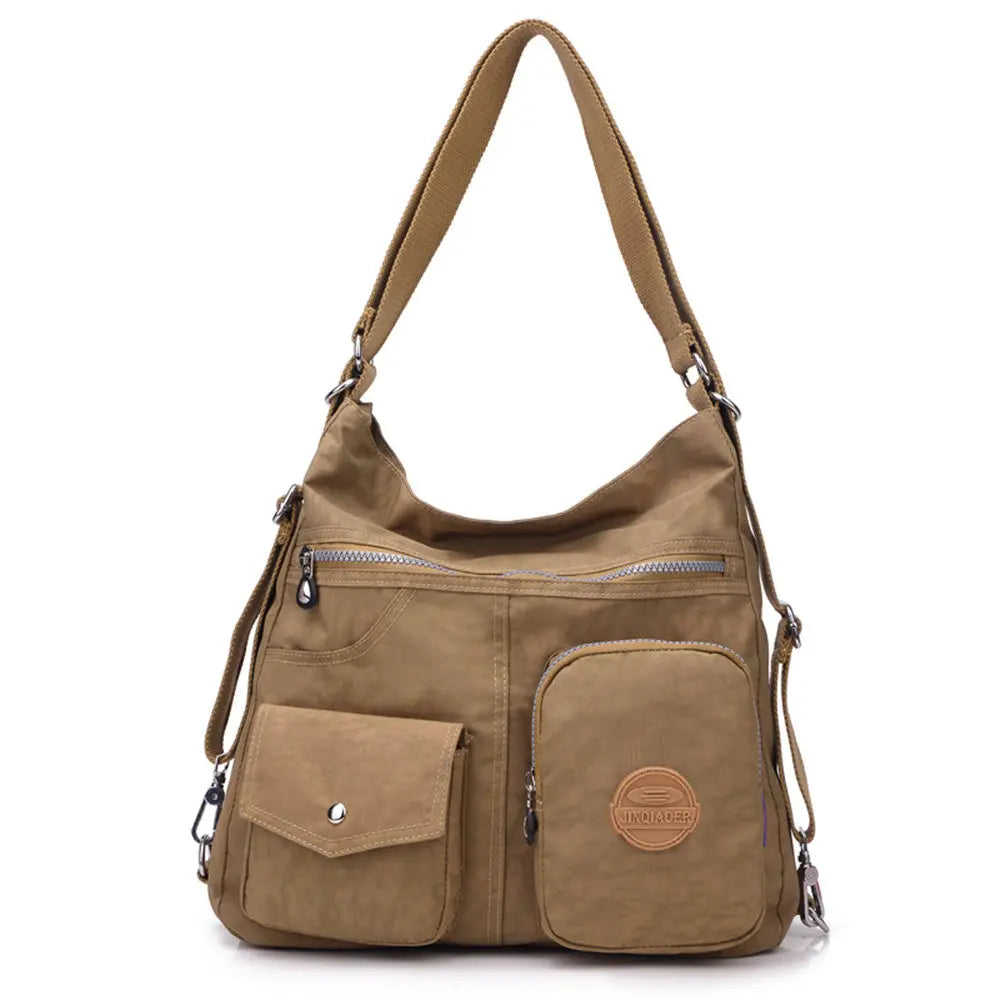 Bolsa Mochila  "LanyFlex 2677" – Nylon Impermeável de Alta Capacidade