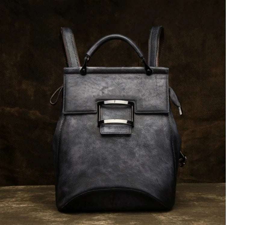 Mochila Verona Vintage – Em Couro Genuíno Premium