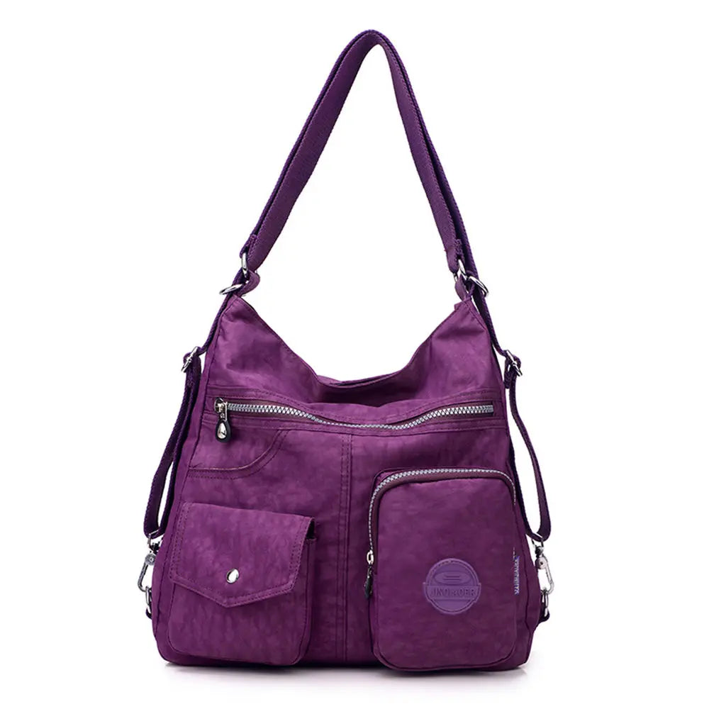 Bolsa Mochila  "LanyFlex 2677" – Nylon Impermeável de Alta Capacidade