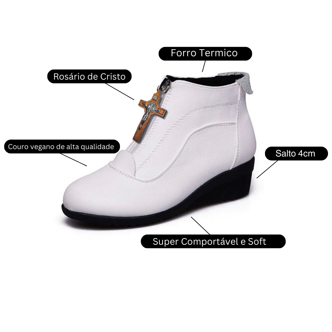 GOD BLESS Boots (With Special Detail - Christ's Rosary)