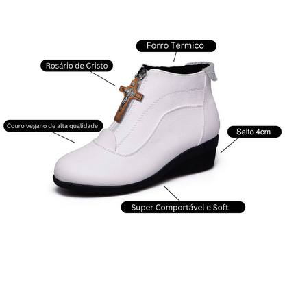 GOD BLESS Boots (With Special Detail - Christ's Rosary)