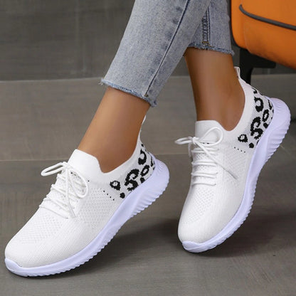 Women's Semi-Orthopedic Leopard Sneakers