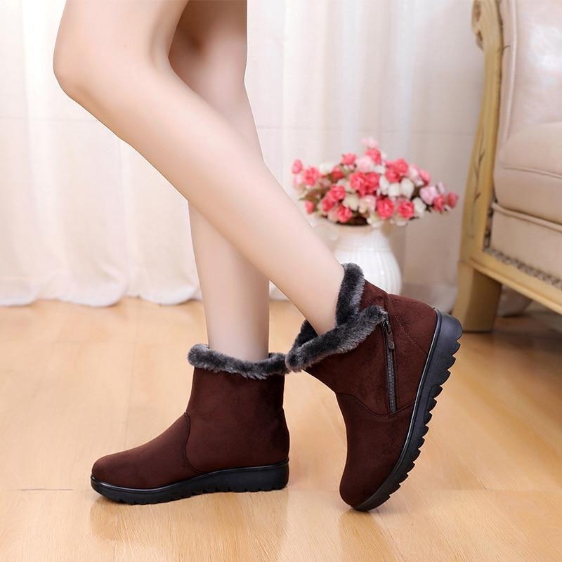 Natacha™ - Snow Boots with Zipper
