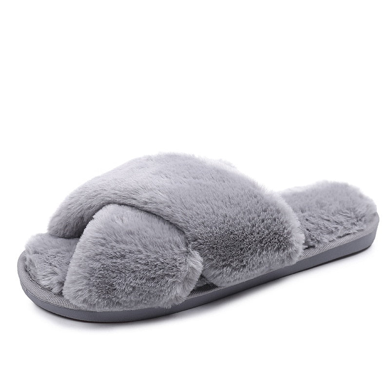 Pantoufle fourrée