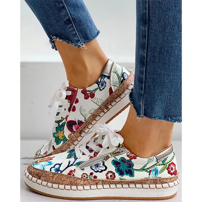 Women's Super Comfortable Sneakers - Tropical